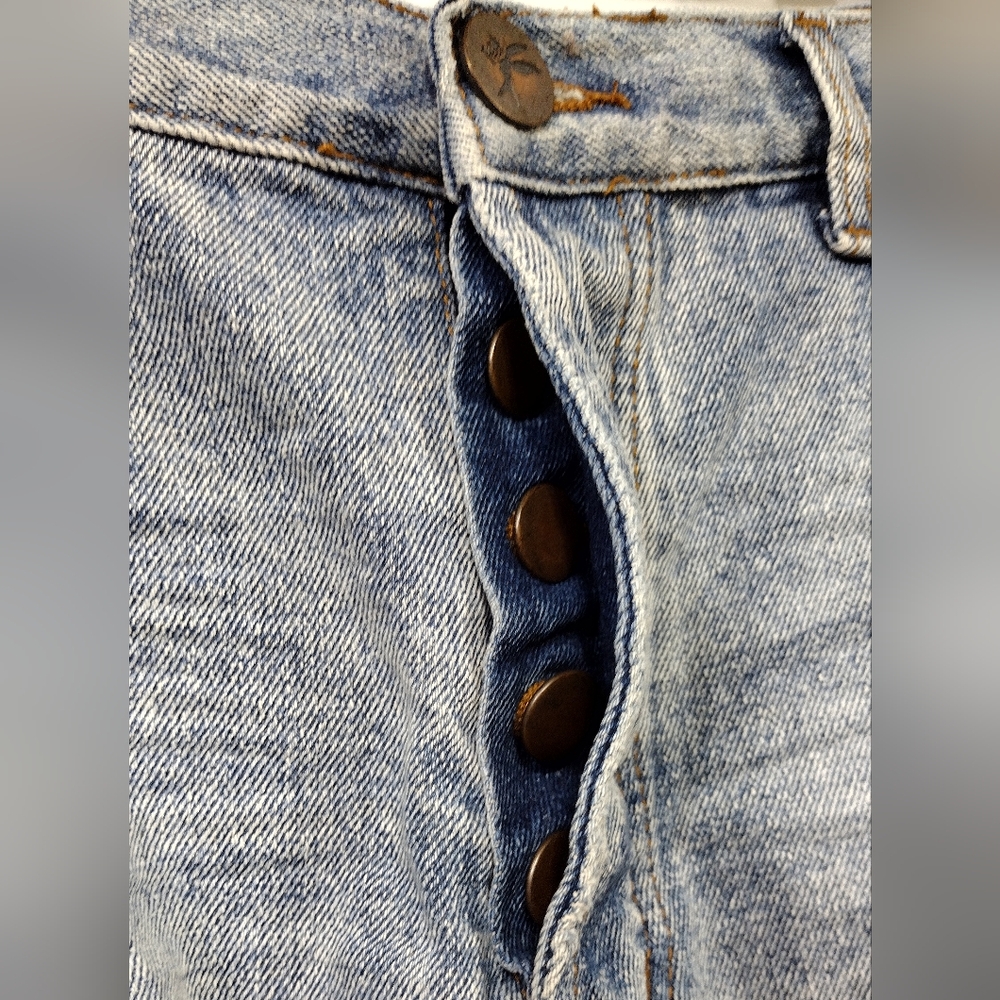 One Teaspoon Cutoff Denim Jean Shorts Womens 29 Blue Bobo Retro 90s Y2K Casual - Picture 4 of 9